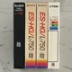Lot of 4 Betamax L-750 Blank Tapes Sony (2) TDK Scotch Open w/ Sony Stickers
