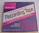 RECORDING TAPE RADIO SHACK HIGH OUTPUT 1800 FEET X 1.0 MIL 7 INCH REEL 44-1884