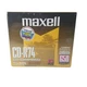 Maxell CD-R 650 MB 74 Minute Premium Grade 8X CD-R74 Pack of 10 - SEALED