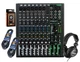Mackie ProFX12v3 12-Channel Mixer with Built-in Effects and USB + Pro TH02