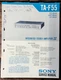 Sony TA-F55 Amplifier  Service Manual *Original*