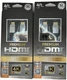GE 4 ft Premium HDMI High Speed Cable w/Ethernet Ultra HD Full HD 1080p (2 Pack)