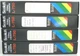 Vintage Betamax Beta Tape Lot of 4 Used Tapes Scotch Model L-750 w/ Cases