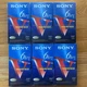 *NEW SEALED* LOT OF 6 SONY T-120VF PREMIUM GRADE VHS VIDEO TAPES BLANK vintage