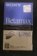 Sony Betamax L-750 Recording  Tape NOS, Factory Sealed