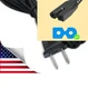 Power Cable Cord Electric Wall Plug for LG DVD Blu-ray Disc Player LHB675N