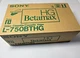 NEW Sony L-750 BTHG Blank Sealed Betamax Tape Lot Of 10 Tapes
