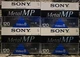 Lot of 4 Sony Metal MP 120 8mm Video 8 Cassette Tapes P6-120MP Made in Japan NEW