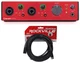 Focusrite Clarett+ 2Pre USB-C Audio Recording Interface JFET/ADAT + XLR Cable
