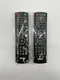 LOT OF 2 RCA TV REMOTES RTU7877 RTU6549-C RTU5540-B RLDED5098-B-UHD RLED4016AH