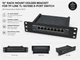 10" Rack Mount Holder Bracket for TP-Link TL-SG108E 8-port Switch 3d Print Petg