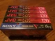 Lot of 4 JVC SX 120 High Performance VHS Blank Tapes T-120 SX + 1 Sony T-120VF