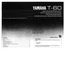 Yamaha T-60 Tuner Owners Manual