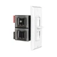 OSD In Wall Volume Control White Slider 300W Impedance Matching Decora VMS300