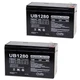 UPG 12V 8Ah SLA Battery Replacement for Samson Expedition XP40iw - 2 Pack