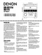 Denon DN-951FA CD Player Owners Manual