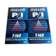 2 Maxell T-160 PI Plus Brand New VHS Blank Video Tapes Vintage