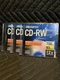 MEMOREX CD-RW 3 Pack 12X 700MB 80 Min Compact Discs NEW SEALED OEM