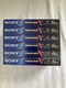 6 Sony T-120VF Premium Grade New / Sealed VHS Tapes