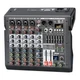TKLBLS Audio Mixer, 6-Channel Professional DJ Mixer with 99-Bit DSP Effects, ...