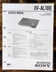 Sony XV-AL100 Video Editor  Service Manual *Original*