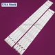  LED Strips For LG 49UJ635V 49UJ639V 49UK6090PUA 49UK6200PLA 49UK6300PUE 