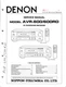 Original Denon AVR-600 / AVR-600RD Service Manual and AVR-30 Add-in