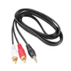 3.5mm To 2 RCA Audio Cable Cord For Yamaha ATS-1520 ATS-1050 ATS-1030 Sound Bar