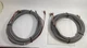 LOT OF (2) 32FT SPEAKER CABLES - CABLE SOLUTIONS 4S11 CANARE 1109 JAPAN SPADE