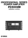 Operating Instructions for Yamaha PC-5002 M