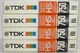 Vintage Betamax Beta Tape Lot of 4 Used Tapes TDK Model L-750 w/ Cases