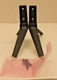 55" VIZIO V556-G1 BLACK PEDESTAL BASE LEGS USED WITH SCREWS