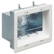 Arlington TVBS507 3 Gang Recessed Steel TV Box Power Low Voltage