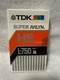 NEW SEALED TDK SUPER AVILYN HS L-750 BETAMAX CASSETTE TAPE