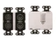 RDL DDB-BN22 2x2 Wall-Mounted Bi-Directional Mic/Line Dante Interface/Black