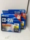 Lot Of 2 - Memorex CD-RW 5 Pack High Speed 12x Blank Media 700MB 80min