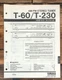 Yamaha T-60 T-230 Tuner Service Manual *Original*