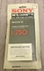 Sony Betamax L-750 Blank Tape - Double Sealed in Original Blister Pack  1975