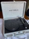 VICTROLA JOURNEY+ SIGNATURE BLUETOOTH SUITCASE RECORD PLAYER - LIGHT GREY LINEN