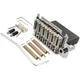 Pro 52.5mm 2-Point Guitar Tremolo Bridge, Chrome