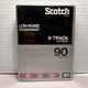 Vintage 1970s Scotch Blank 90 Minute 8 Track Cartridge Tape NOS SEALED 3M