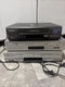 Lot 3 Samsung DVD-V5500 Vr5608 Toshiba Sd-v393su1 For Parts Reed VHS
