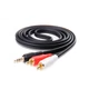 3.5mm To 2 RCA Audio Cable Cord For Yamaha ATS-1520 ATS-1050 ATS-1030 Sound Bar