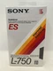 Sony L-750 ES Blank Betamax Tape Sealed
