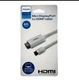 Philips 6ft. Mini DisplayPort to HDMI Cable White Audio/Video - Sealed Box