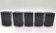 Lot of 5, LG S54S1-S Home Theater Speakers (Rear(x2) + Center + Front)