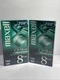 2-BRAND NEW Maxell GX- Silver HIGH QUALITY T-160 Blank VHS Tape 8hr Sealed