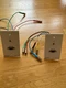 (2)  EXTRON WPB 103 Gang Wallplate with Computer Video, Stereo Audio Connector