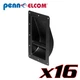 Sixteen Pack Penn-Elcom H1070 Large Recessed 1" thick Steel Handle Black