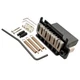 Musiclily Pro Black 54mm 2-Point Guitar ST Tremolo Bridge Steel Saddles Block